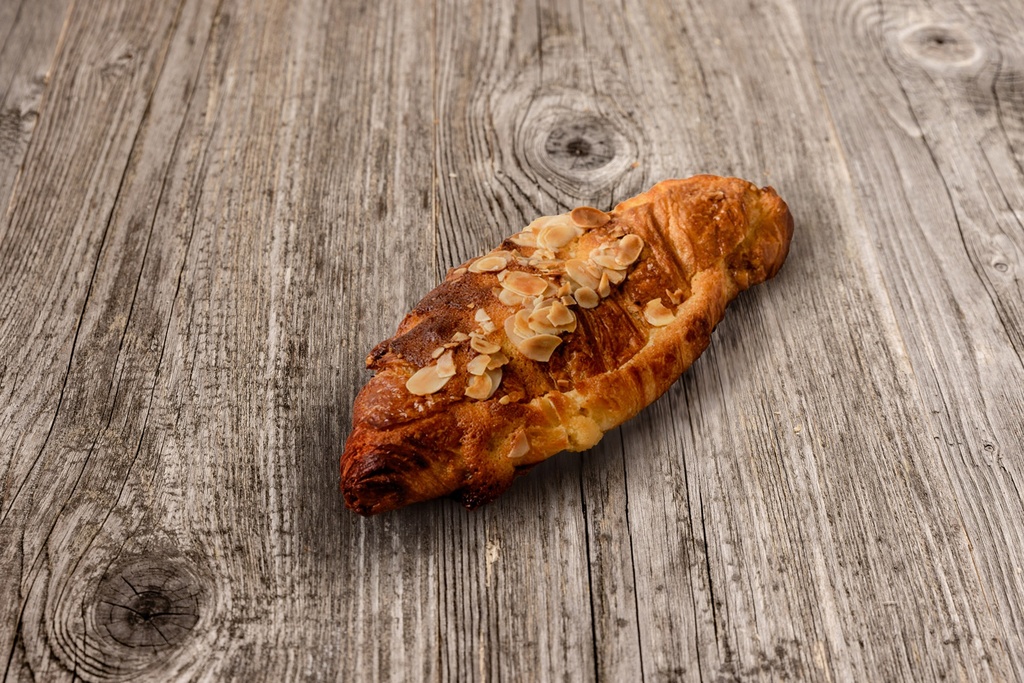 Croissant with almonds  